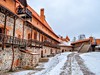 Hrad Trakai v zimě